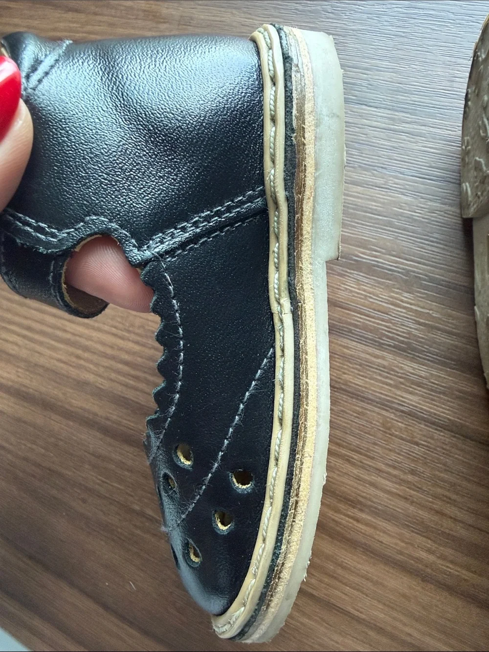 Black Mary Jane Shoes with Ankle Strap
